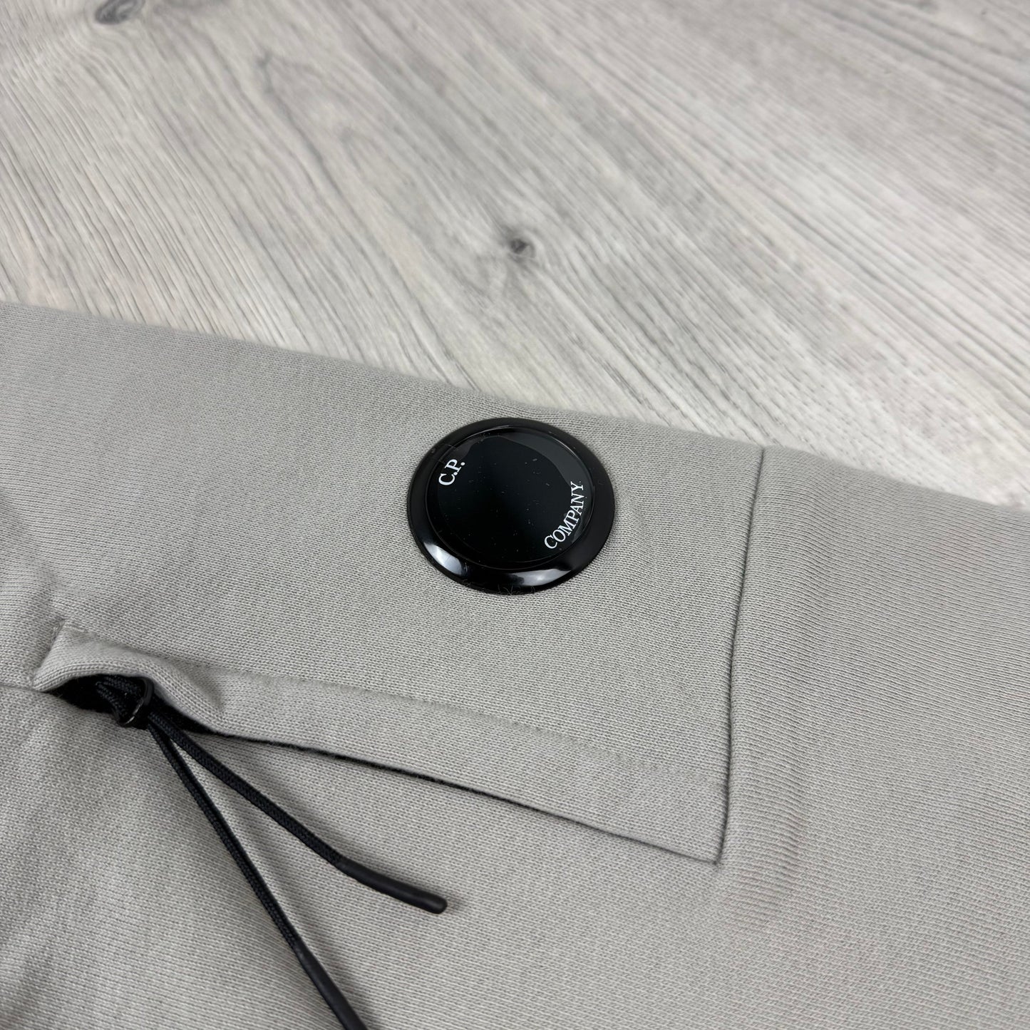 CP Company Raised Fleece Hoodie - Dove