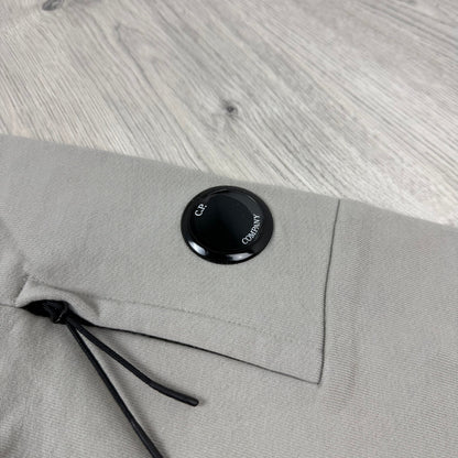 CP Company Raised Fleece Hoodie - Dove