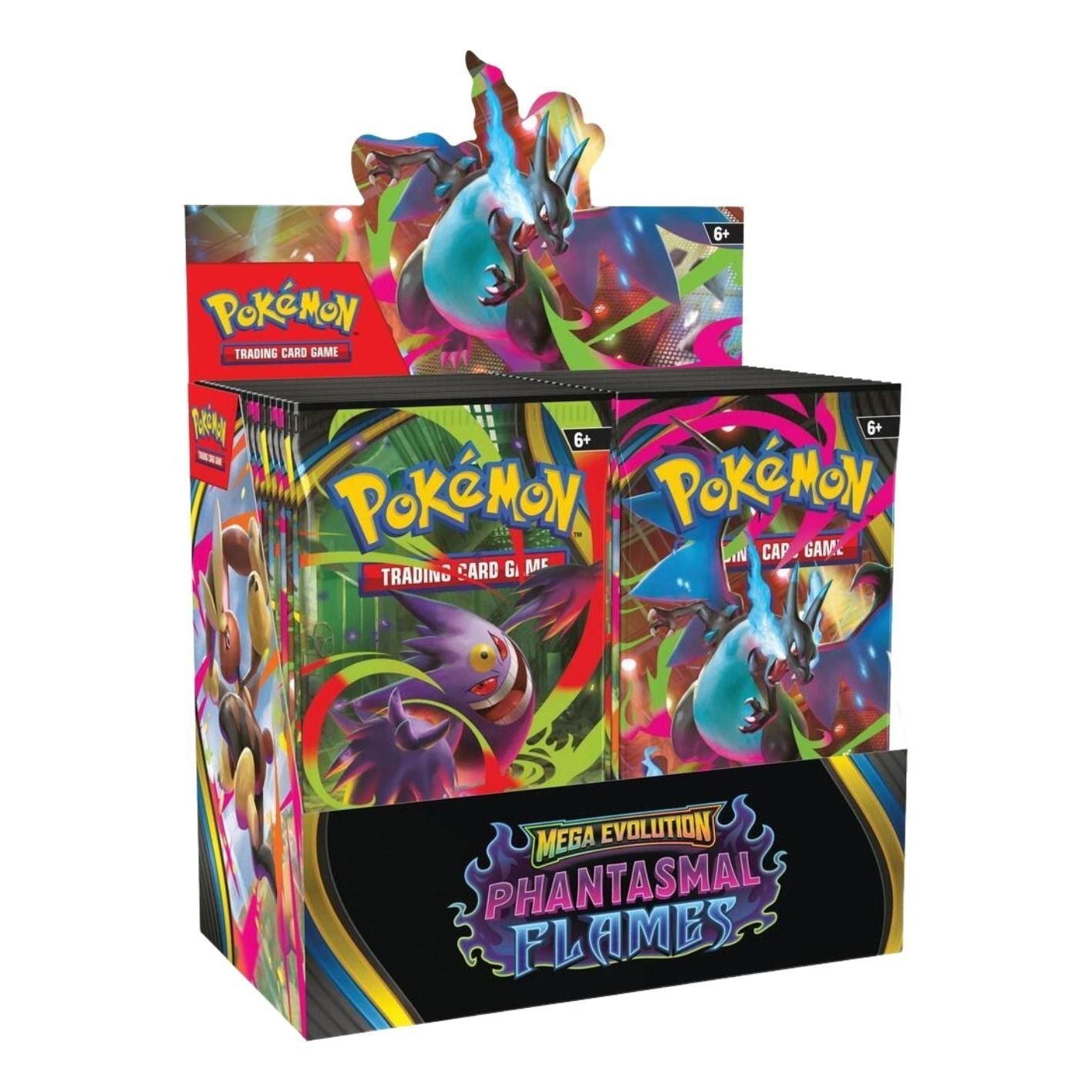 Pokemon Card Eng. 2025 Pokemon ME02: Phantasmal Flames Booster Box 10-10190-119