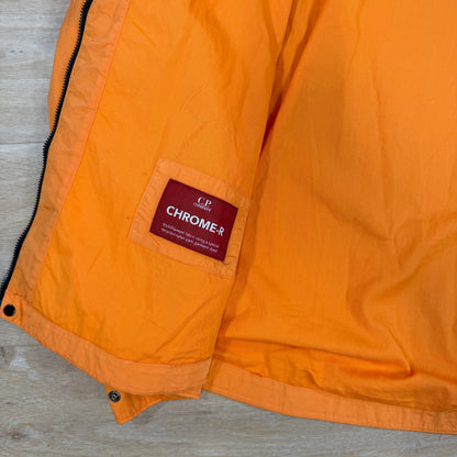 C.P. Company Chrome-R Lens Overshirt in Russet Orange