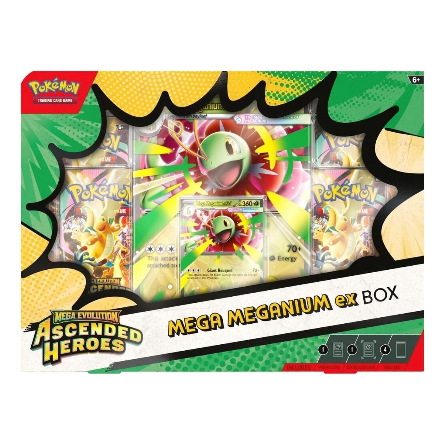 Pokemon Card Eng. 2026 Pokemon ME: Ascended Heroes Mega Meganium ex Box 10-10321-127