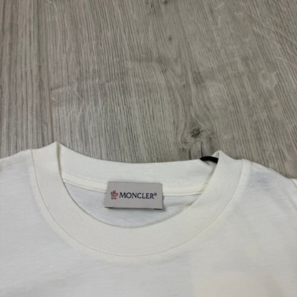 Moncler Junior Scribble T-Shirt - White