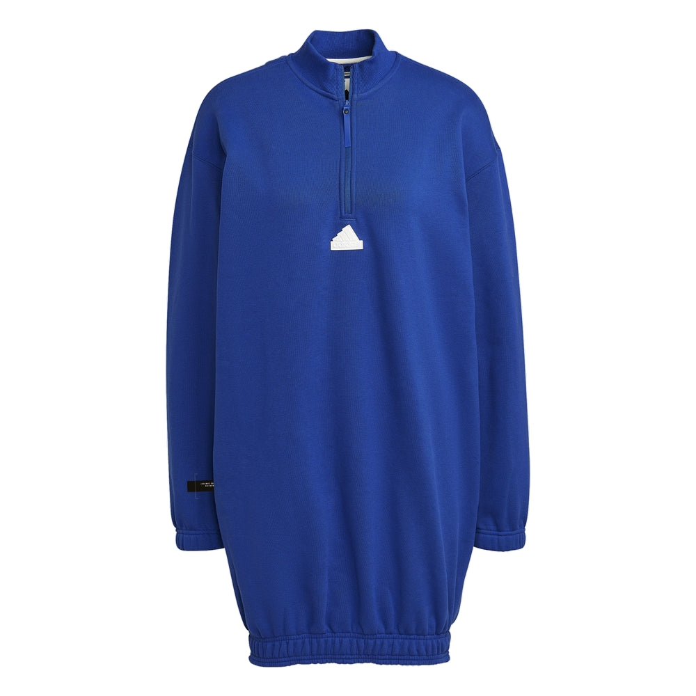 (WMNS) adidas Half-Zip Sweater Dress Asia Sizing 'Blue' HM2894