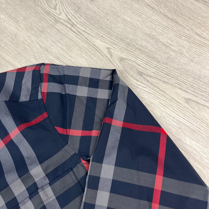 Burberry Check Shirt - Navy