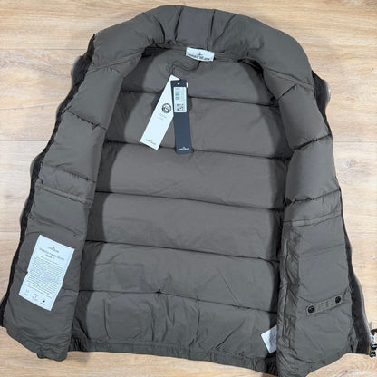Stone Island Seamless Tunnel Nylon Down-TC Vest in Military Green