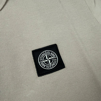 Stone Island Patch Polo Shirt - Desert