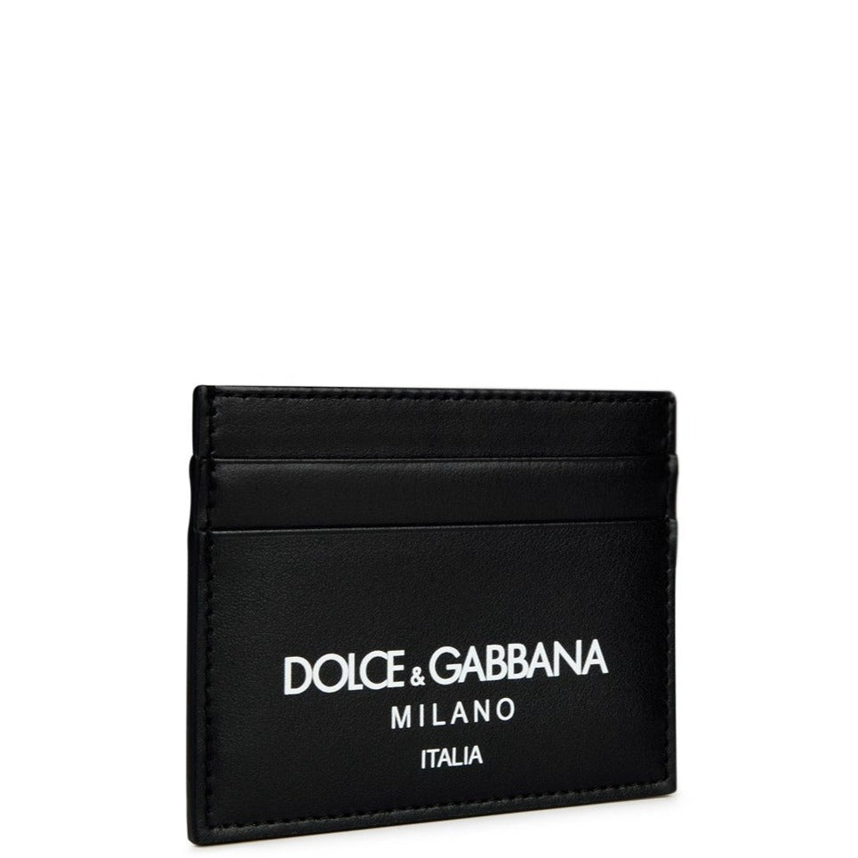 Dolce & Gabbana Black Logo Cardholer