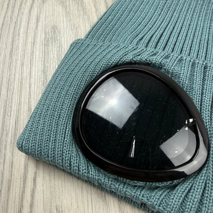 CP Company Goggle Beanie - Silver Blue