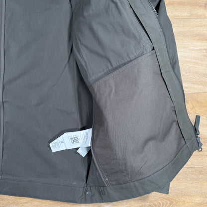 Stone Island Ghost Weatherproof Cotton Canvas Overshirt in Dark Grey