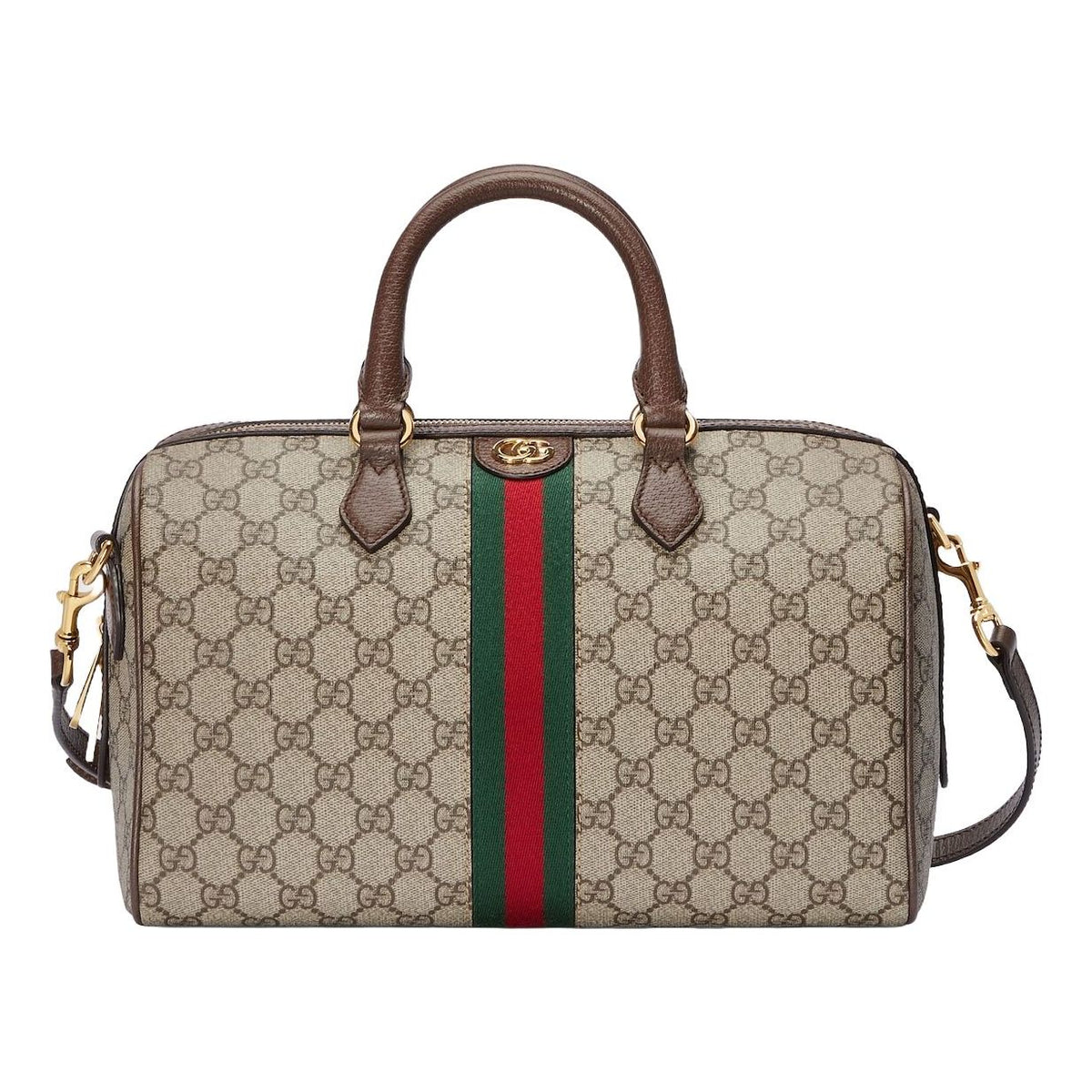 (WMNS) Gucci Ophidia GG Medium Top Handle Bag 'Beige Ebony' 772065-96IWG-8745