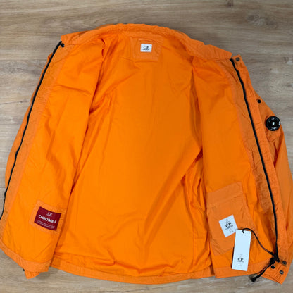C.P. Company Chrome-R Lens Overshirt in Russet Orange