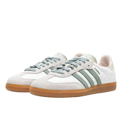 ADIDAS SAMBA OG SILVER GREEN PUTTY MAUVE (W)