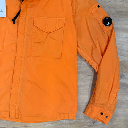 C.P. Company Chrome-R Lens Overshirt in Russet Orange