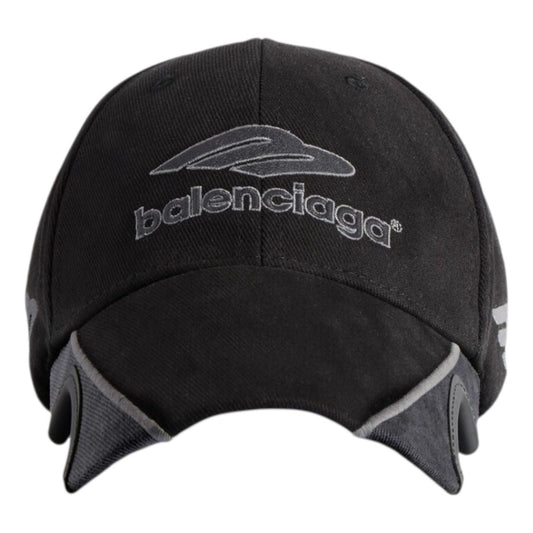 Balenciaga 3B Football Cap 'Black Grey' 857722410B21000