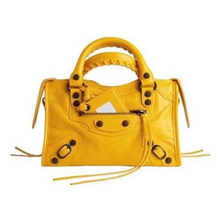 (WMNS) Balenciaga Le City Bag Mini 'Marge Yellow' 8657632ACFH7014