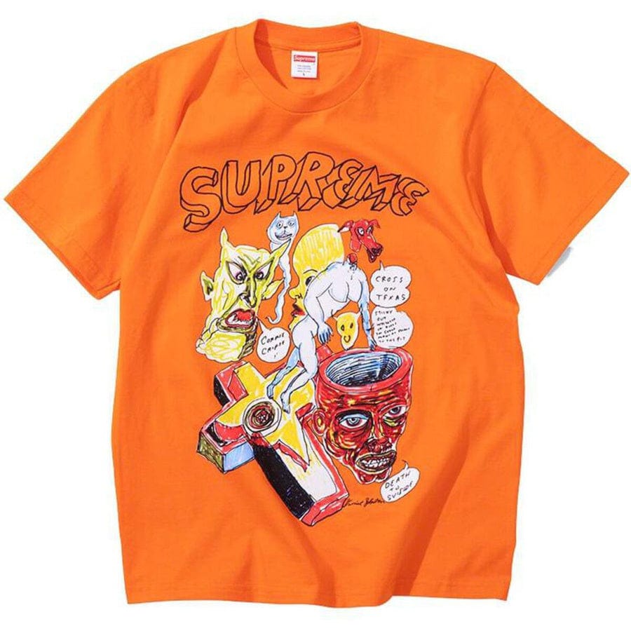 SUPREME DANIEL JOHNSON TEE ORANGE