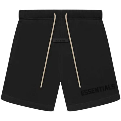 ESSENTIALS FOG BONDED SHORTS BLACK