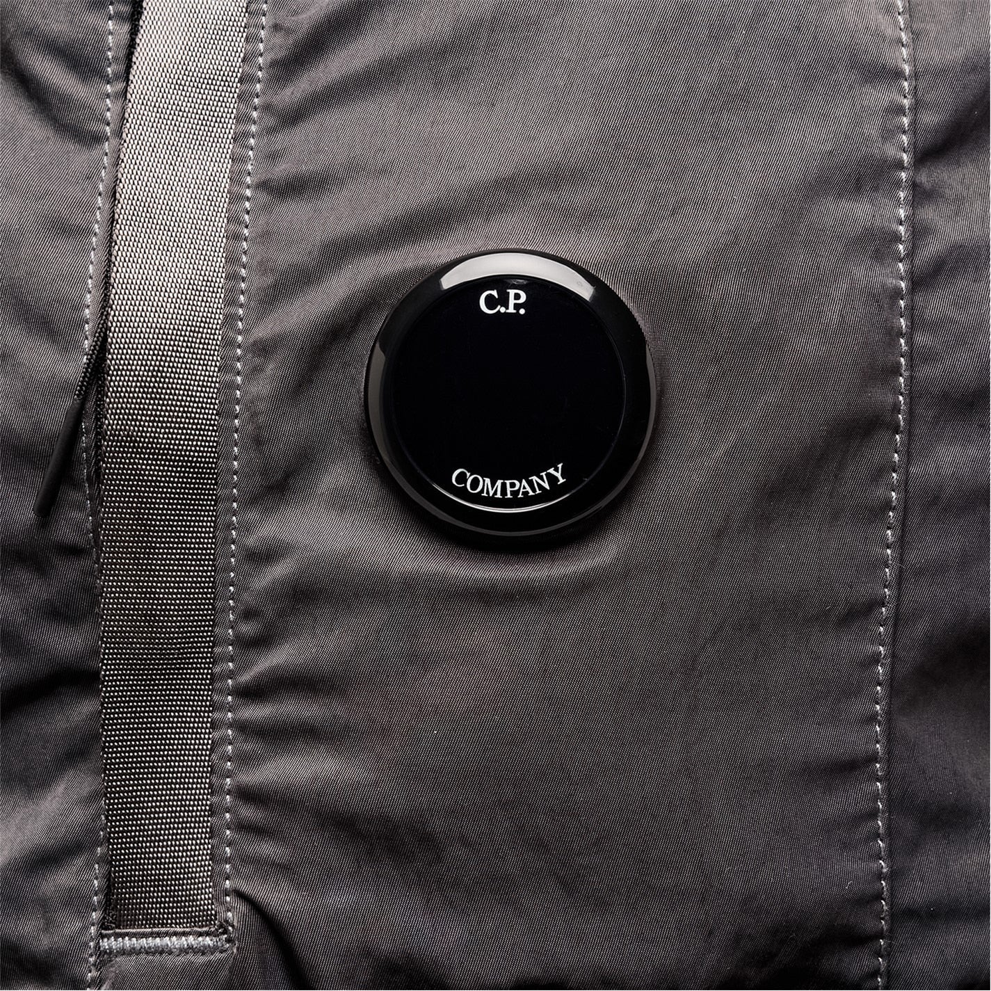 CP Company Chrome Black Nylon B Lens Tote