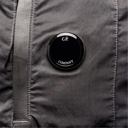 CP Company Chrome Black Nylon B Lens Tote
