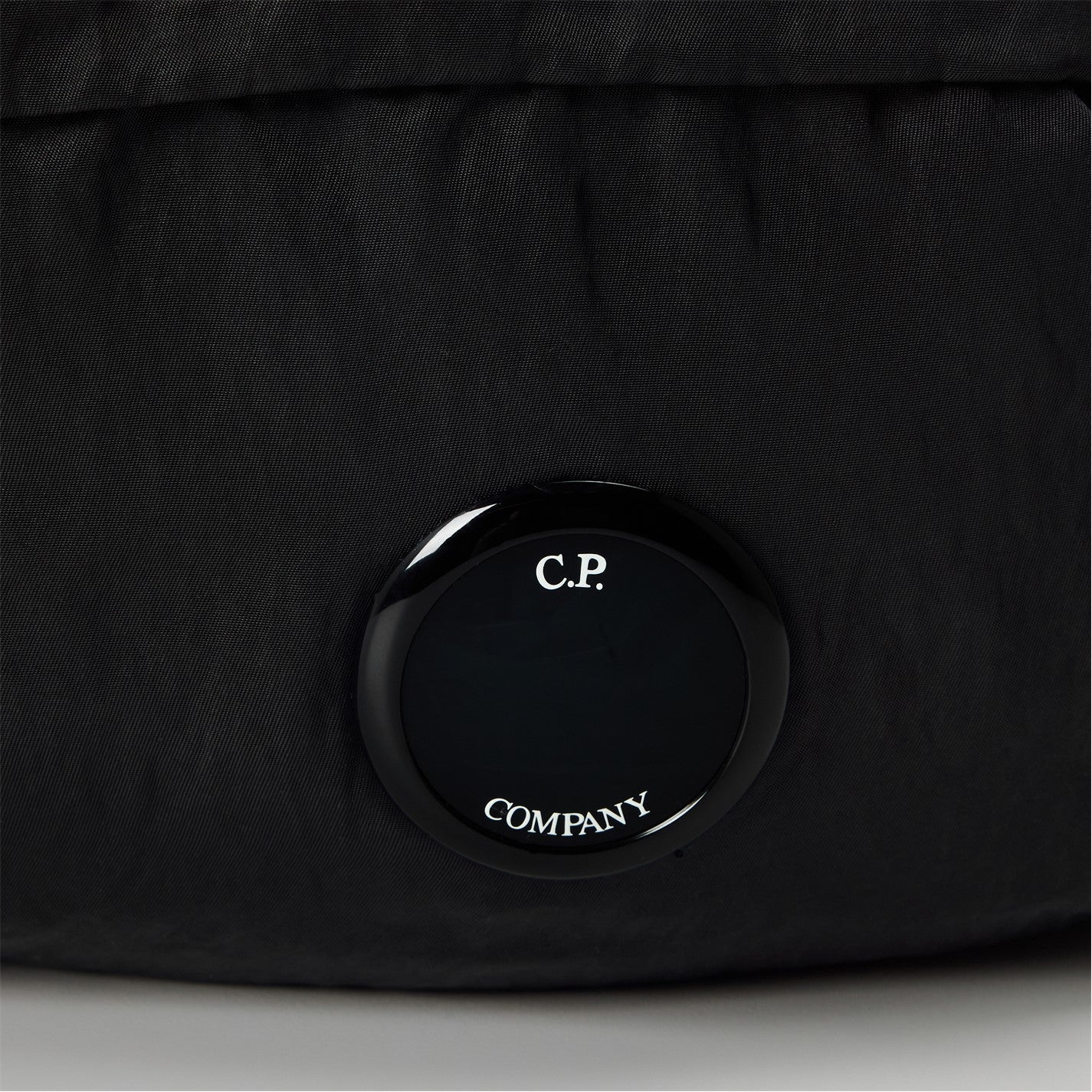 CP Company Chrome Black Nylon B Lens Tote