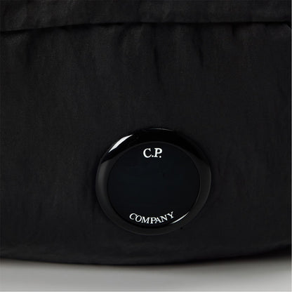 CP Company Chrome Black Nylon B Lens Tote
