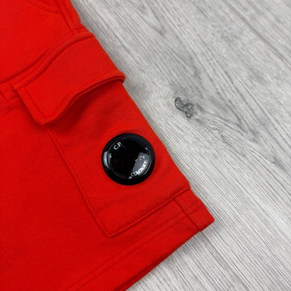 CP Company Junior Jersey Shorts - Fiery Red