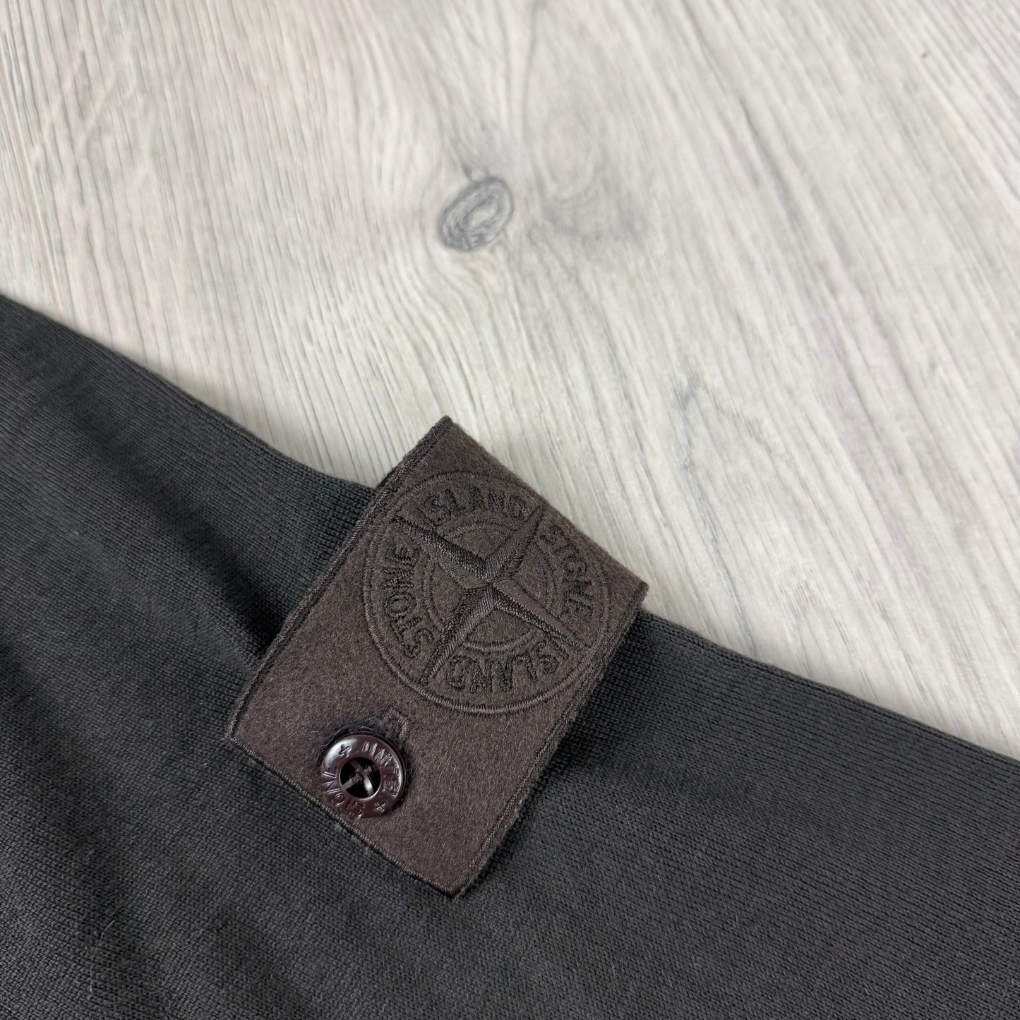 Stone Island Ghost Knit Polo Shirt - Dark Brown