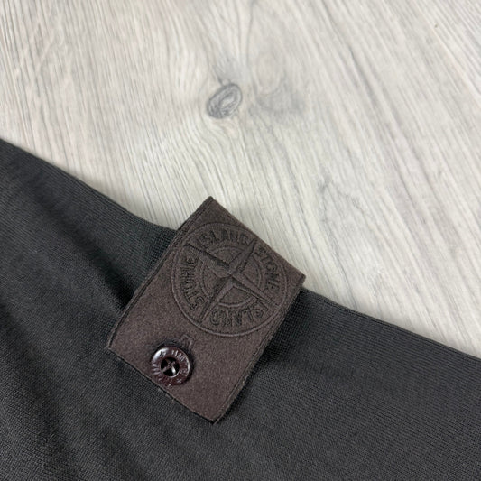 Stone Island Ghost Knit Polo Shirt - Dark Brown