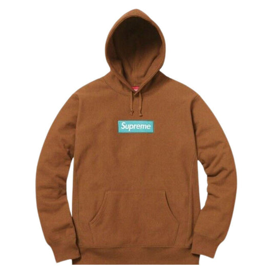 SUPREME BOX LOGO HOODIE RUST FW17