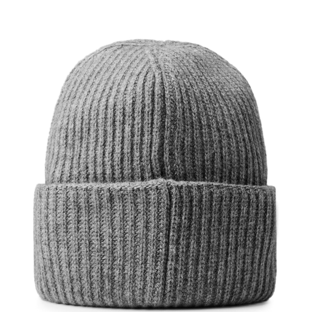 Kids Moncler Grey Embroidered Beanie