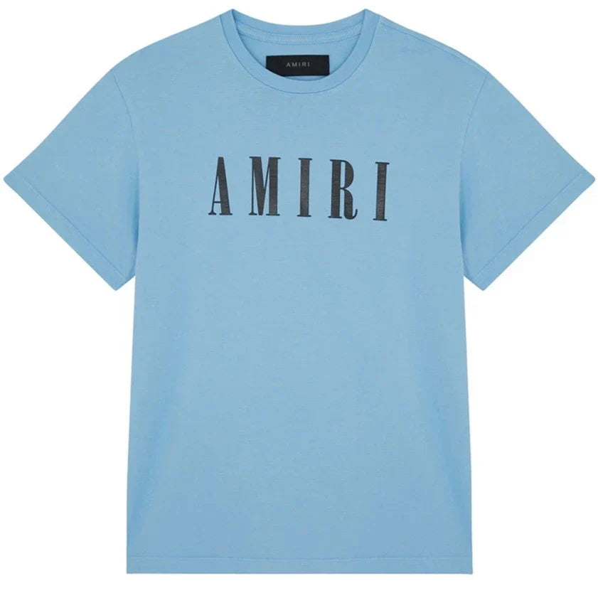 Kids Amiri Blue Logo T-Shirt