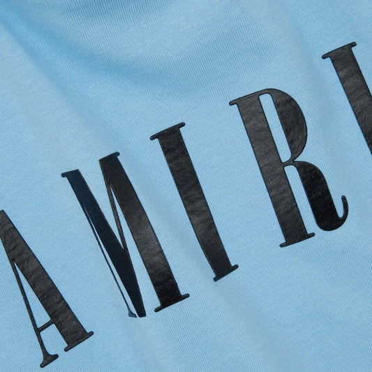 Kids Amiri Blue Logo T-Shirt