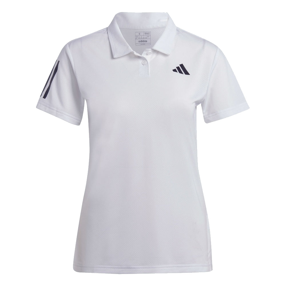 (WMNS) adidas Club Tennis Polo Shirt Asia Sizing 'White' HY2703