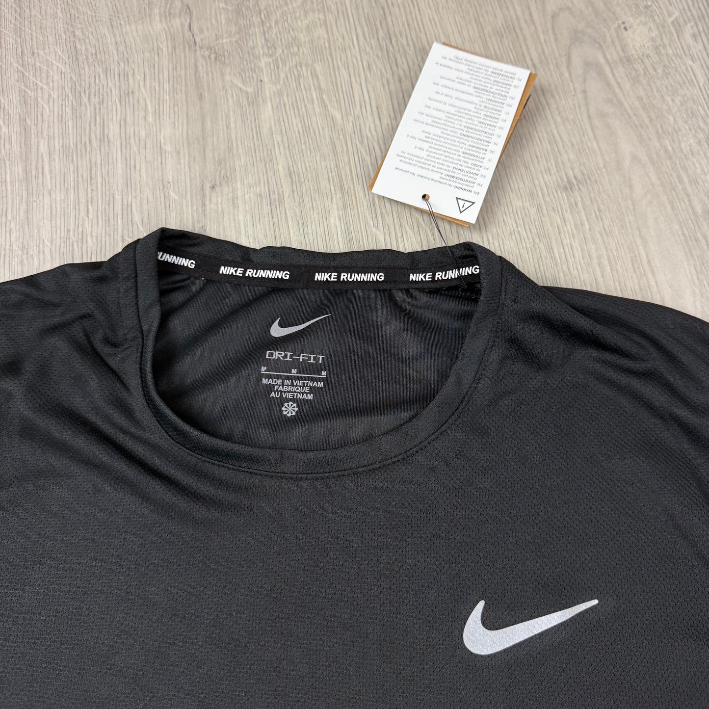 Nike 'Miler' T-Shirt - Black