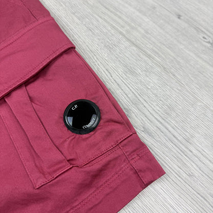 CP Company Cargo Shorts - Red Bud