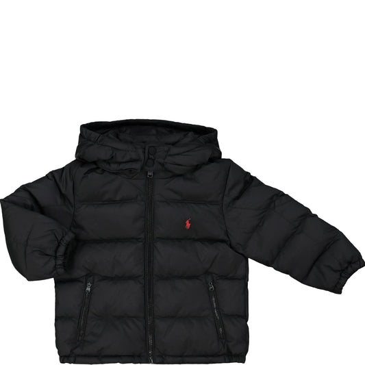 Kids Ralph Lauren Black Down Jacket