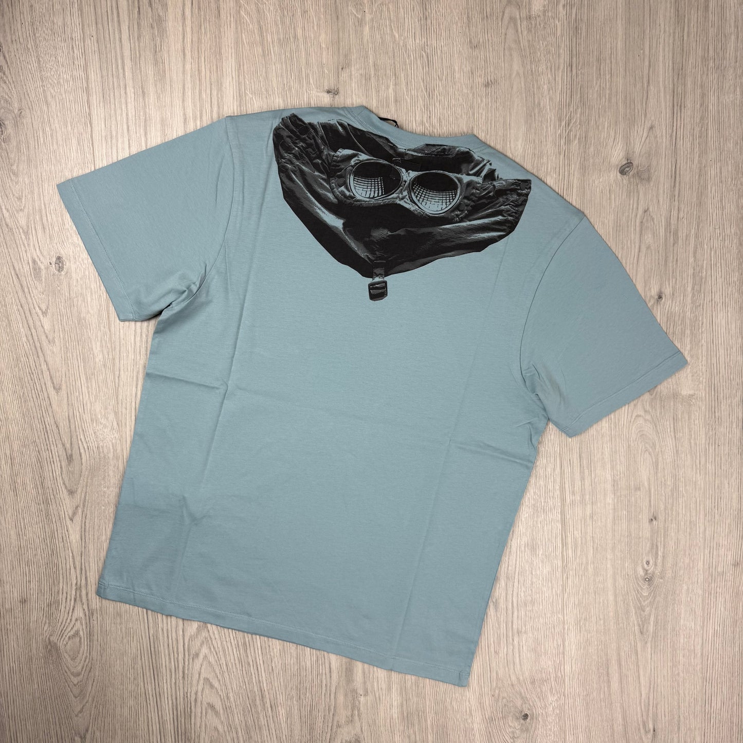 CP Company Goggle T-Shirt - Silver Blue