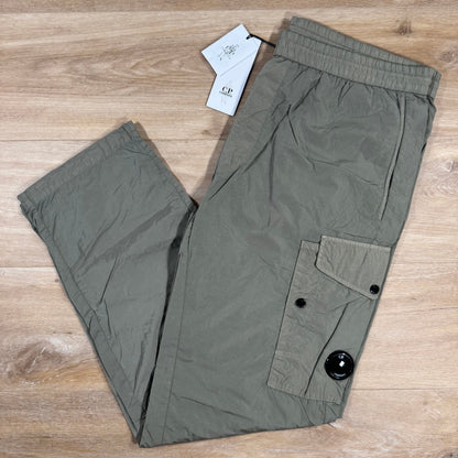 C.P. Company Chrome-R Lens Cargo Pants in Fungi Grey