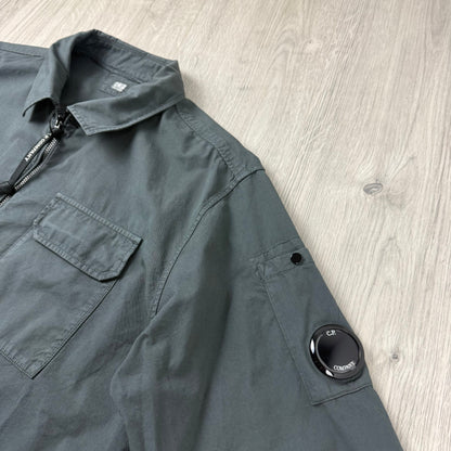 CP Company Zip Overshirt - Gunmetal Grey