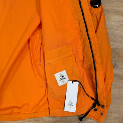 C.P. Company Chrome-R Lens Overshirt in Russet Orange