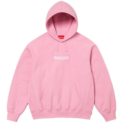 SUPREME BOX LOGO HOODIE PINK FW24
