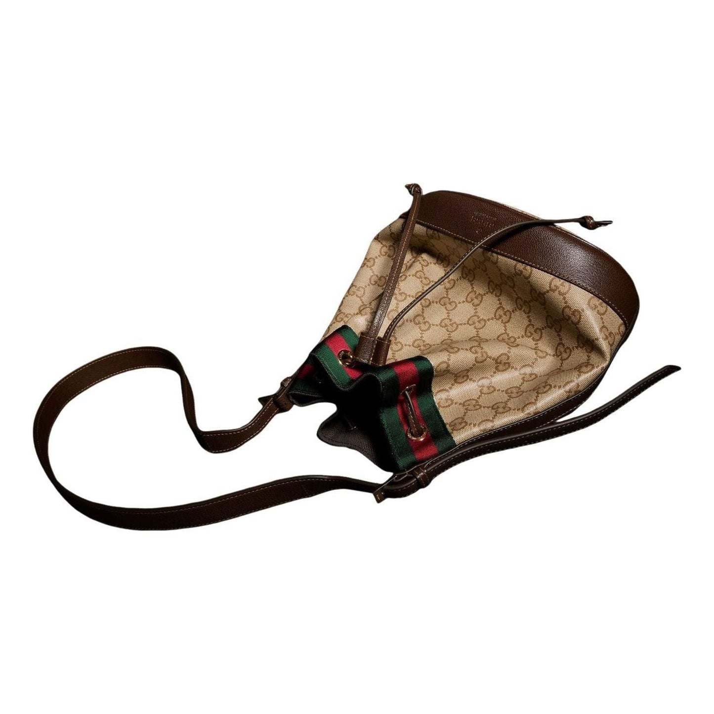 (WMNS) Gucci Venice Small Bucket Bag 'Sand Brown' A002GW-FAF79-8547