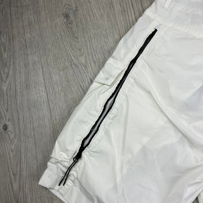 CP Company Cargo Shorts - White