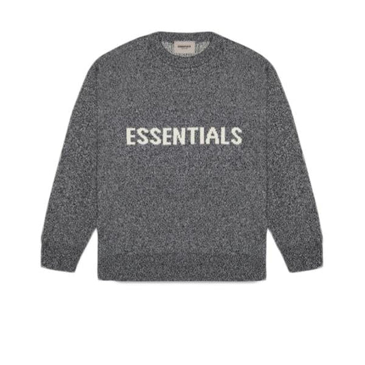 ESSENTIALS FOG KNIT SWEATER BLACK