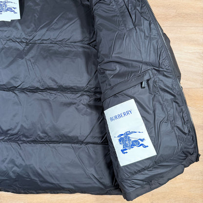 Burberry Detachable Sleeve Puffer Jacket in Black
