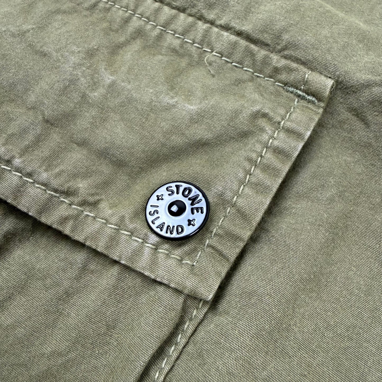 Stone Island Cargo Shorts - Military Green