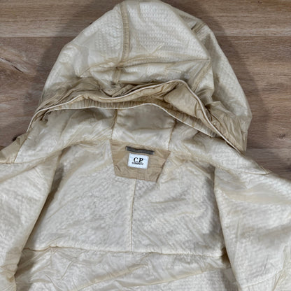 C.P. Company Nada Shell Lens Padded Jacket in Pistachio Shell