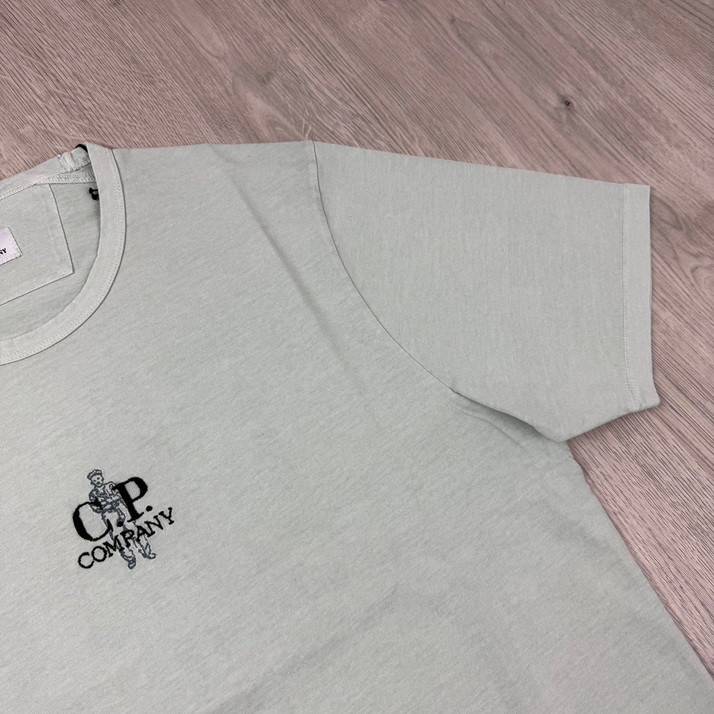 CP Company Embroidered Sailor T-Shirt - Misty Blue