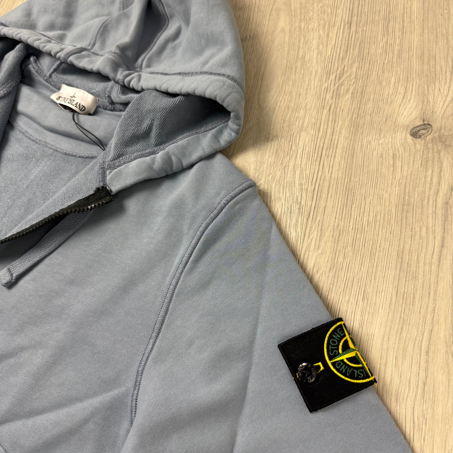 Stone Island Zip Hoodie - Dark Blue