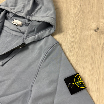 Stone Island Zip Hoodie - Dark Blue